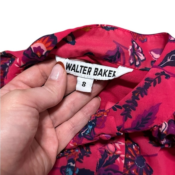 Walter Baker Resse Dress Vibrant Floral Mini Size 8 - Picture 6 of 6